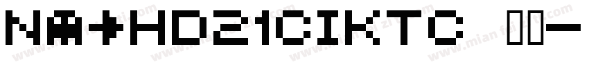 NewHD21CIKTC 字体字体转换